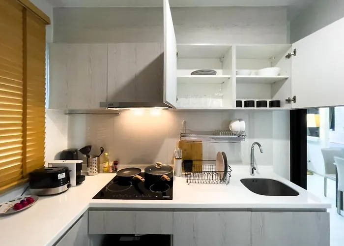 150 M To Mrt L Workspace And Kitchen L Suana L Sontana Apartamento Banguecoque