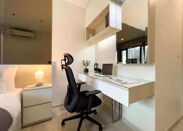 Apartamento 150 M To Mrt L Workspace And Kitchen L Suana L Sontana Banguecoque