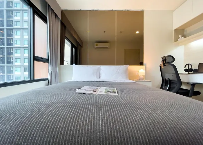 150 M To Mrt L Workspace And Kitchen L Suana L Sontana Apartamento
